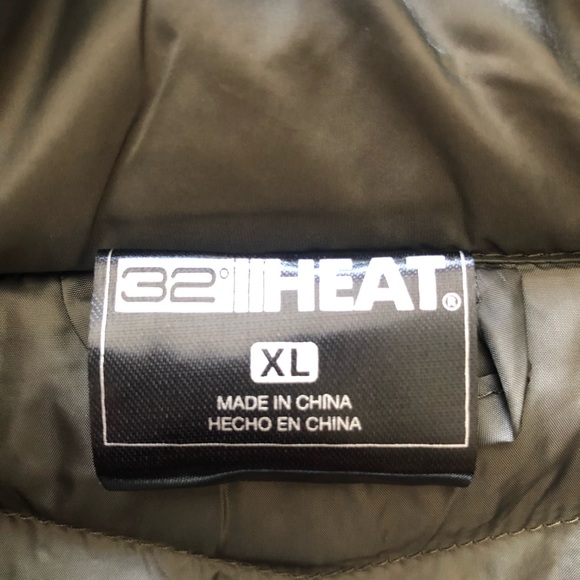 32 Degrees Heat Coat Size XL Lightweight Jacket - Picture 8 of 10